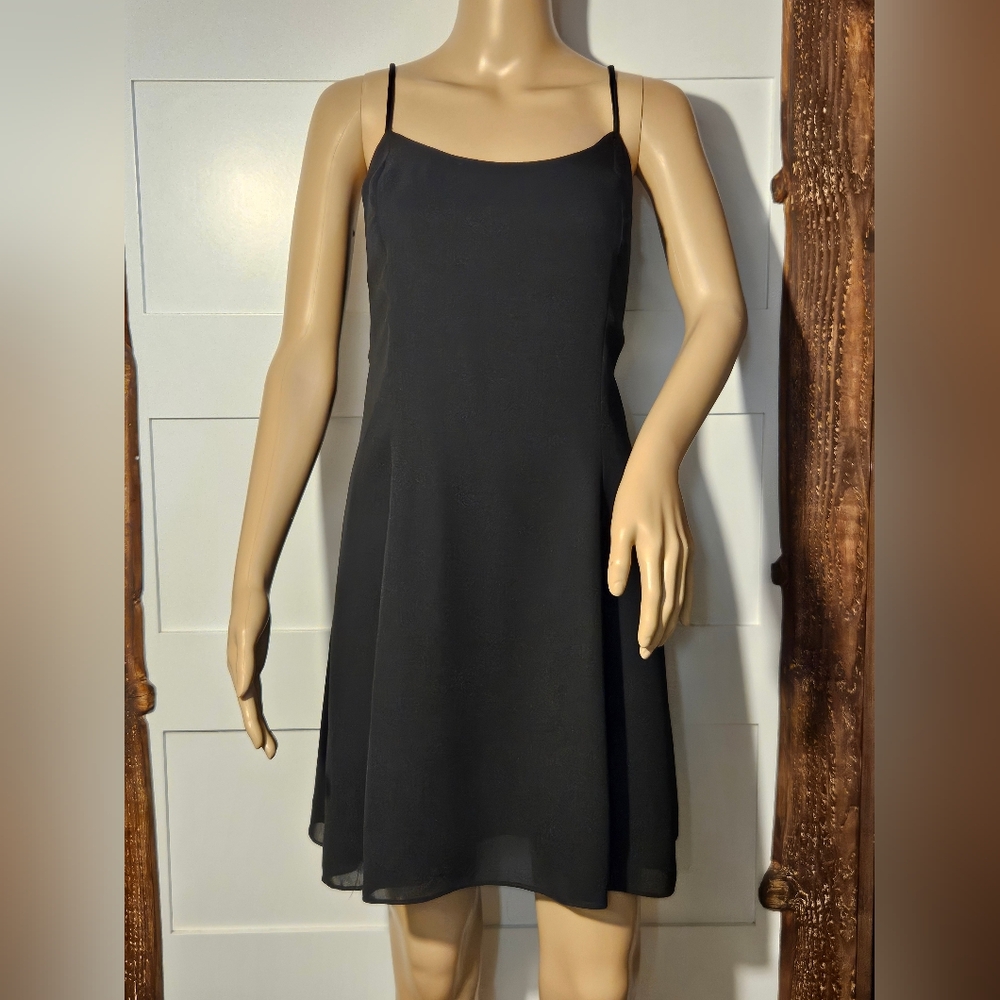 Roberta Women's Black Spaghetti Strap Dress